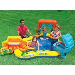Aire De Jeux Jurassic Gonflable Intex -ATMOSPHERA Soldes Boutique aire de jeux dinosaure gonflable intex 4
