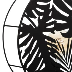 Applique Métal Noir Feuilles Olas Atmosphera -ATMOSPHERA Soldes Boutique applique metal noir feuilles olas atmosphera 3