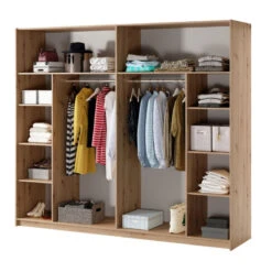 Armoire 2 Portes Grand Modèle Avec Miroir Nantes 8 Armoire 2 Portes Grand Modèle Avec Miroir Nantes -ATMOSPHERA Soldes Boutique armoire 2 portes grand modele avec miroir nantes 2