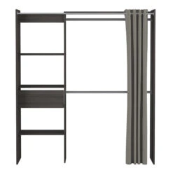 Demeyere Armoire/Placard Extensible SEATTLE Avec Rideau Chêne Vulcano -ATMOSPHERA Soldes Boutique armoire placard extensible seattle avec rideau chene vulcano 6