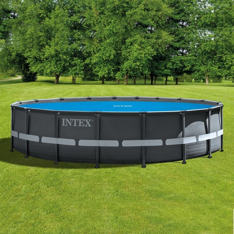 Bâche à Bulles Ronde Pour Piscines D. 5,49 M Intex 1 Bâche à Bulles Ronde Pour Piscines D. 5,49 M Intex