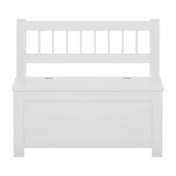 Banc Coffre à Jouets Enfant Blanc Atmosphera -ATMOSPHERA Soldes Boutique banc coffre a jouets enfant blanc atmosphera 2