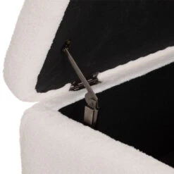 Banc Coffre Bouclette Blanc Aurora Atmosphera -ATMOSPHERA Soldes Boutique banc coffre bouclette blanc aurora atmosphera 1 4