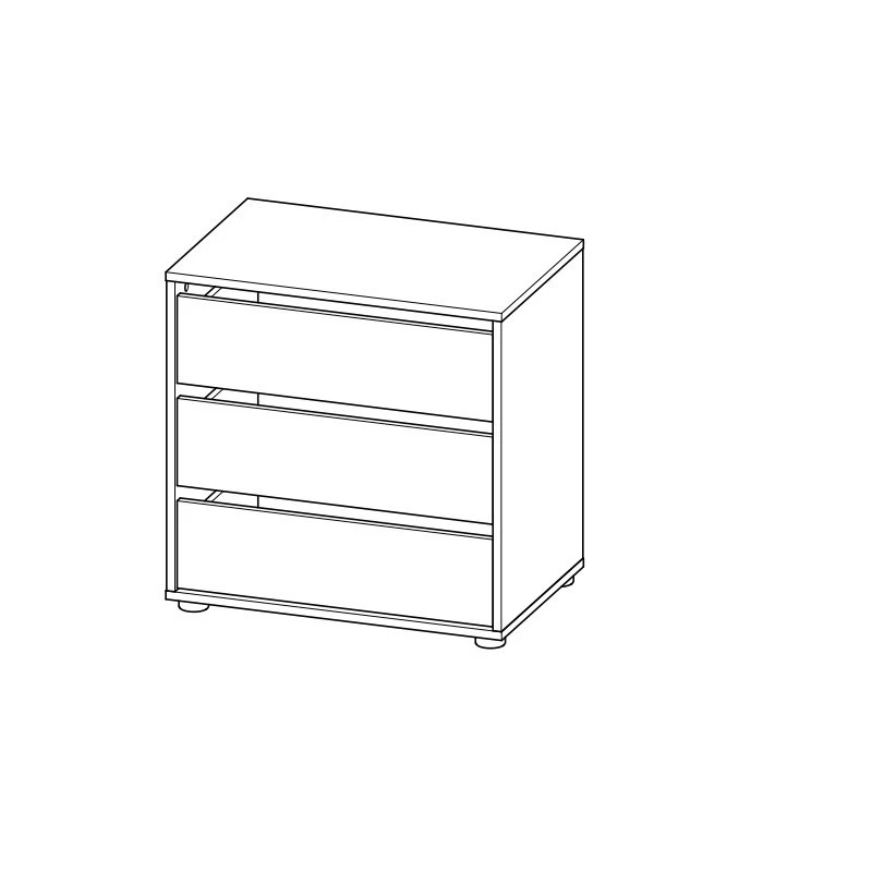 Demeyere Bloc Rangement Tyblok 3 Tiroirs H 58 Cm 2 Demeyere Bloc Rangement Tyblok 3 Tiroirs H 58 Cm – Image 2