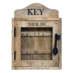 Boite à Clés Key 30x40 Bois Atmosphera -ATMOSPHERA Soldes Boutique boite a cles 30x40 bois atmosphera 4