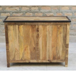 Buffet 1 Porte 4 Tiroirs Bois De Manguier Et Métal -ATMOSPHERA Soldes Boutique buffet 1 porte 4 tiroirs bois de manguier et metal 4