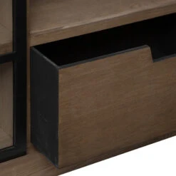 Buffet 2 Portes Coulissantes 4 Tiroirs Danik Atmosphera -ATMOSPHERA Soldes Boutique buffet 2 portes coulissantes 4 tiroirs danik atmosphera 5