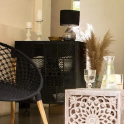 Buffet 2 Portes Métal Ajouré Teeco Atmosphera 11 Buffet 2 Portes Métal Ajouré Teeco Atmosphera -ATMOSPHERA Soldes Boutique buffet 2 portes metal ajoure teeco atmosphera 4