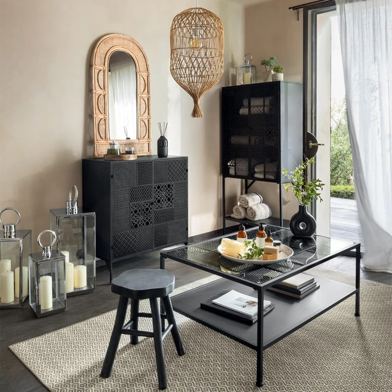 Buffet 2 Portes Métal Ajouré Teeco Atmosphera 7 Buffet 2 Portes Métal Ajouré Teeco Atmosphera – Image 7