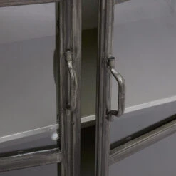 Buffet Broc 2 Portes Métal Noir Atmosphera -ATMOSPHERA Soldes Boutique buffet broc 2 portes metal noir atmosphera 3