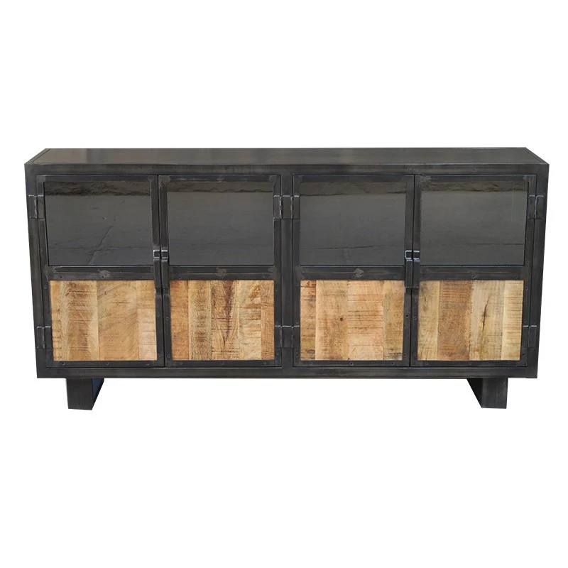 Buffet Métal Et Bois Jodhpur 4 Portes 1 Buffet Métal Et Bois Jodhpur 4 Portes