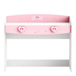 Demeyere Bureau 1 Tiroir Anastasia Rose Et Blanc -ATMOSPHERA Soldes Boutique bureau 1 tiroir mulan rose et blanc 2