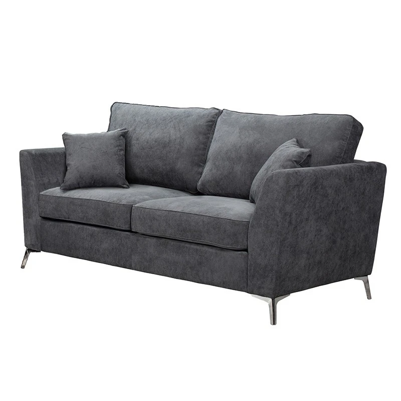 Canapé Bonita Fixe Gris 2 Places 1 Canapé Bonita Fixe Gris 2 Places