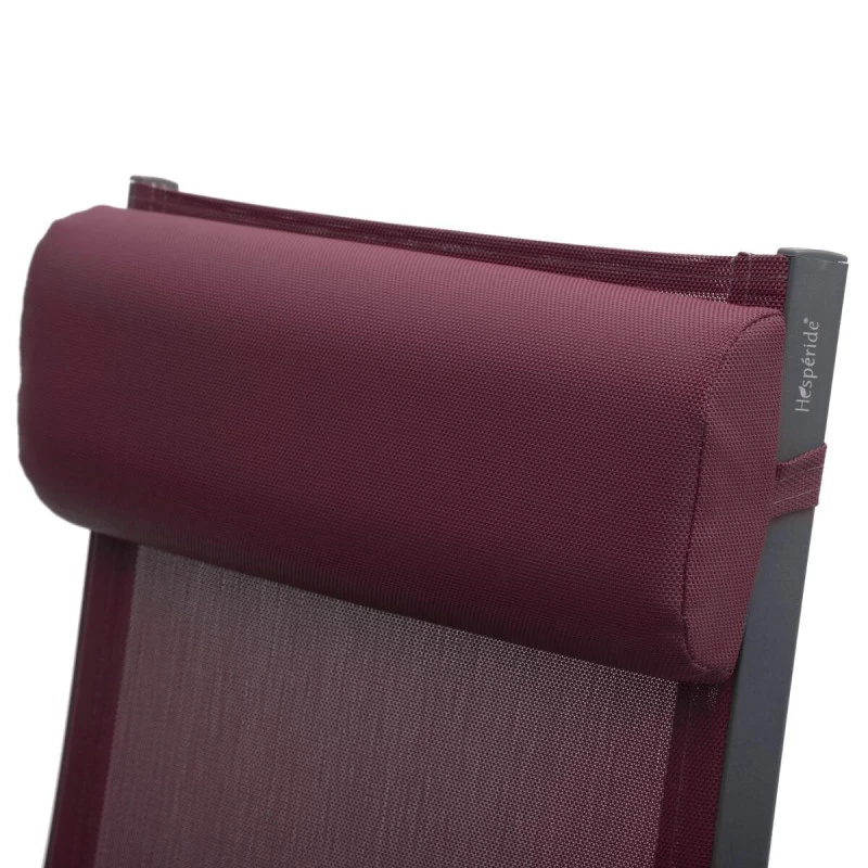 Chaise Longue Decima Hespéride Bordeaux/graphite 5 Chaise Longue Decima Hespéride Bordeaux/graphite – Image 5