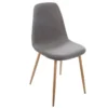 Chaise Taho Gris Foncé Assise Rembourrée Atmosphera