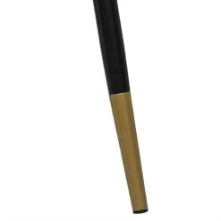 Chaise Velours Noir Pieds Gold Tyka Atmosphera -ATMOSPHERA Soldes Boutique chaise velours noir gold tyka atmosphera 2