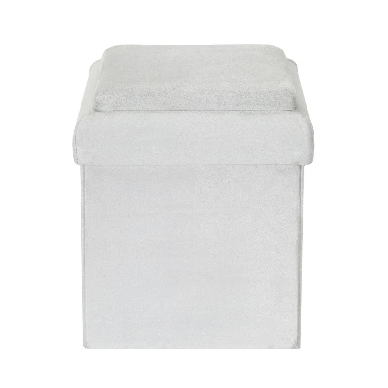 Coffre Pouf Pliable Gris Compatible Briques 8 Coffre Pouf Pliable Gris Compatible Briques – Image 8