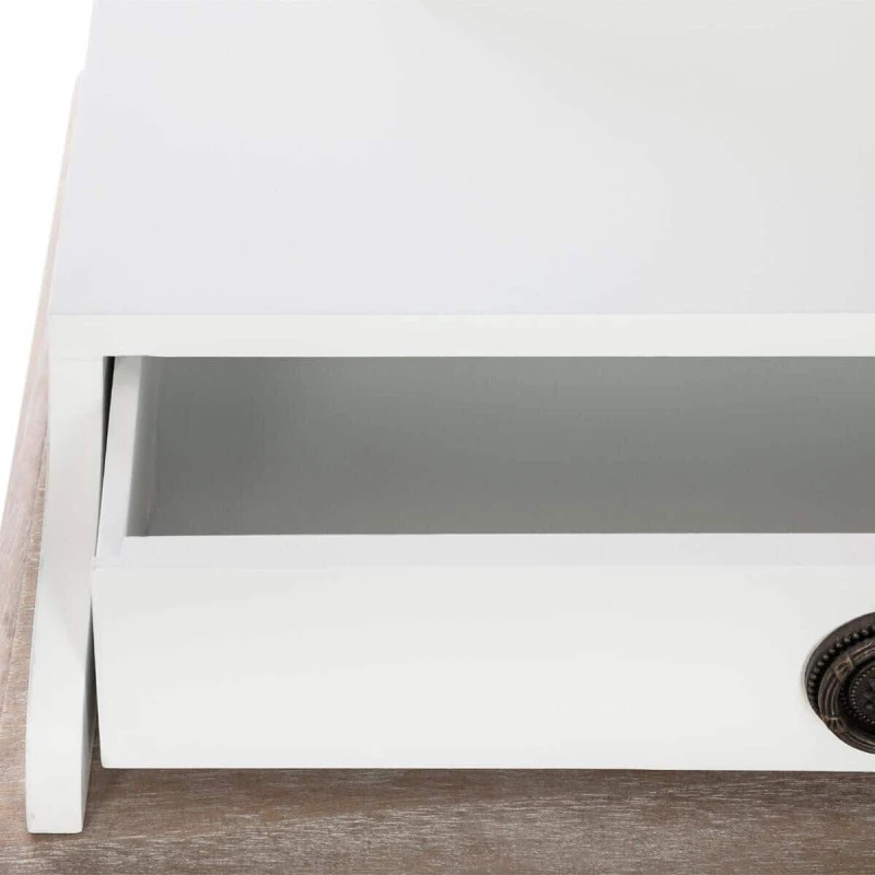 Coiffeuse Blanche 3 Tiroirs Chrysa Atmosphera 4 Coiffeuse Blanche 3 Tiroirs Chrysa Atmosphera – Image 4