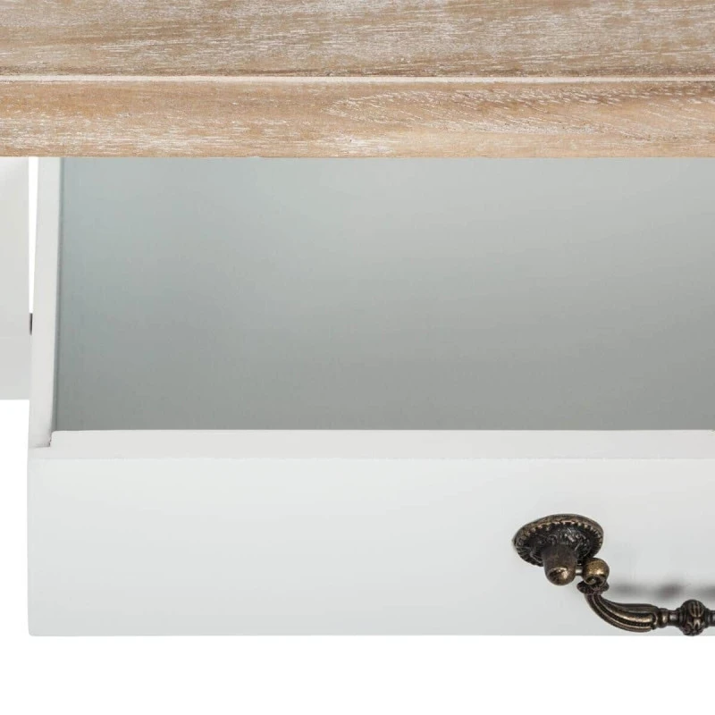 Coiffeuse Blanche 3 Tiroirs Chrysa Atmosphera 5 Coiffeuse Blanche 3 Tiroirs Chrysa Atmosphera – Image 5