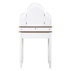 Coiffeuse Blanche 3 Tiroirs Solen Atmosphera -ATMOSPHERA Soldes Boutique coiffeuse blanche 3 tiroirs solen atmosphera 7