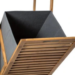 Colonne Salle Bain Varia Naturel Panier Linge Bambou -ATMOSPHERA Soldes Boutique colonne salle bain varia naturel panier linge bambou 2