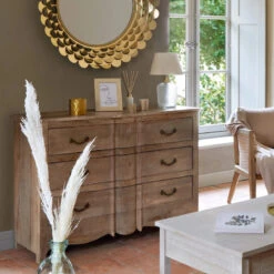 Commode 3 Tiroirs Hiver En Bois Atmosphera -ATMOSPHERA Soldes Boutique commode 3 tiroirs hiver en bois atmosphera 2