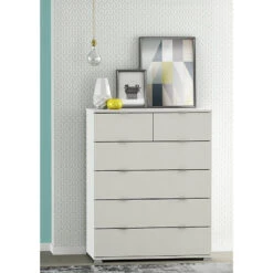 Demeyere Commode 4+2 Tiroirs Blanche Perfect -ATMOSPHERA Soldes Boutique commode 42 tiroirs blanche perfect 2