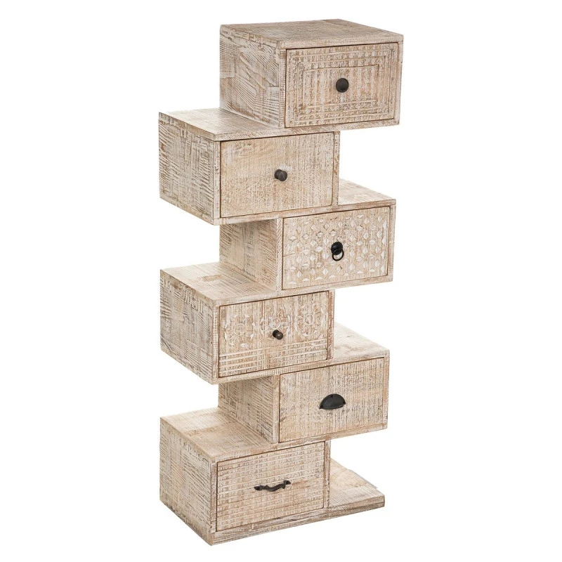 Commode Ajay 6 Tiroirs Bois Massif Atmosphera 1 Commode Ajay 6 Tiroirs Bois Massif Atmosphera