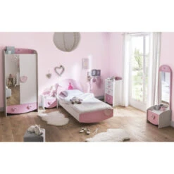 Demeyere Commode Enfant 4 Tiroirs Anastasia Rose Et Blanche 5 Demeyere Commode Enfant 4 Tiroirs Anastasia Rose Et Blanche -ATMOSPHERA Soldes Boutique commode enfant 4 tiroirs mulan rose et blanche 2