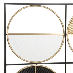 Déco Murale 76x102 Métal Zak Noir Et Doré Atmosphera -ATMOSPHERA Soldes Boutique deco murale 76x102 metal zak noir et dore atmosphera 2