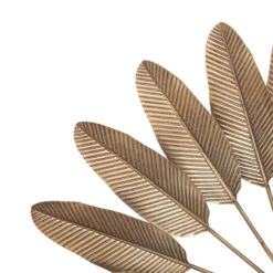 Déco Murale Métal 112x74 Feuilles Dorées Atmosphera 5 Déco Murale Métal 112x74 Feuilles Dorées Atmosphera -ATMOSPHERA Soldes Boutique deco murale metal 112x74 feuilles dorees atmosphera 2