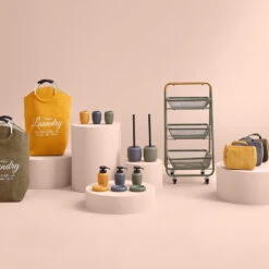 Desserte 3 Niveaux Kaki Trio 5Five 5 Desserte 3 Niveaux Kaki Trio 5Five -ATMOSPHERA Soldes Boutique desserte 3 niveaux kaki trio 5five 2