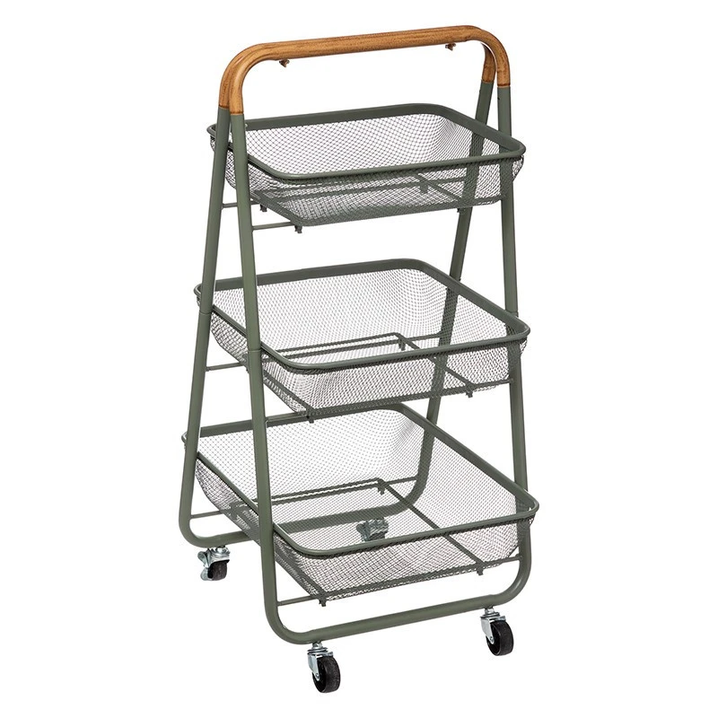 Desserte 3 Niveaux Kaki Trio 5Five 1 Desserte 3 Niveaux Kaki Trio 5Five