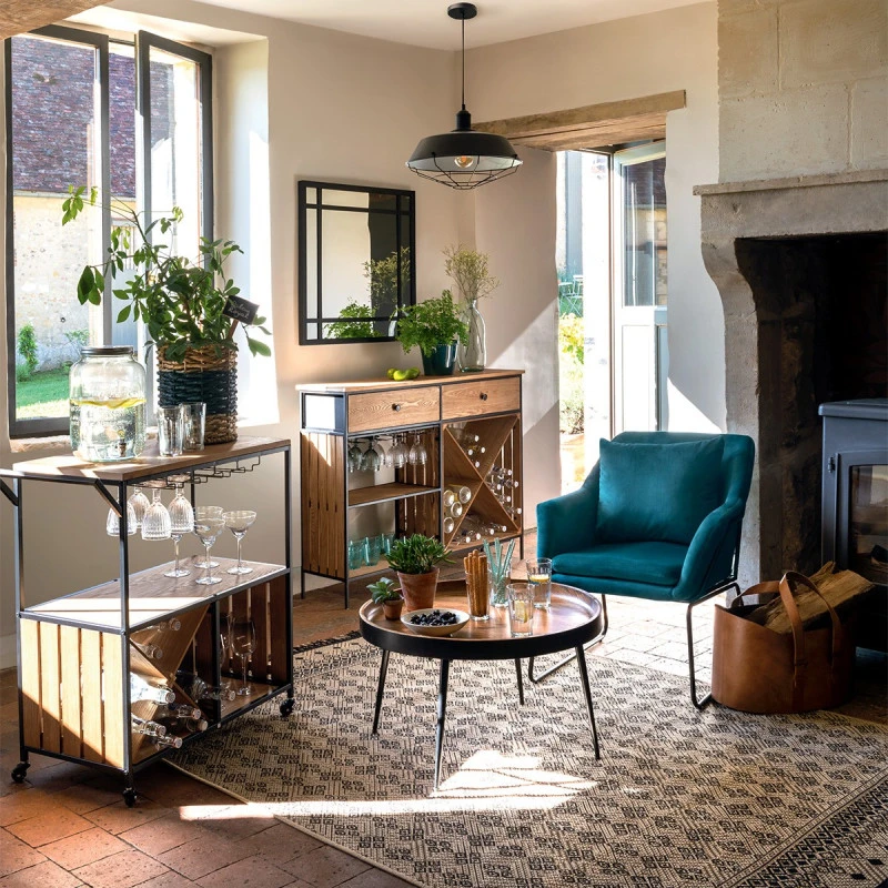 Desserte Bois Et Métal Bakos Atmosphera 2 Desserte Bois Et Métal Bakos Atmosphera – Image 2