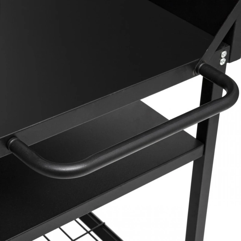 Desserte De Plancha Extérieure Noire Neka 6 Desserte De Plancha Extérieure Noire Neka – Image 6