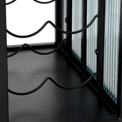 Desserte En Métal Et Verre Noir Noam 5Five 8 Desserte En Métal Et Verre Noir Noam 5Five -ATMOSPHERA Soldes Boutique desserte en metal et verre noir noam 5five 3