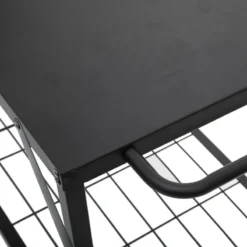 Desserte Extérieure Pour Plancha Noir Neka -ATMOSPHERA Soldes Boutique desserte exterieure pour plancha noir neka 4