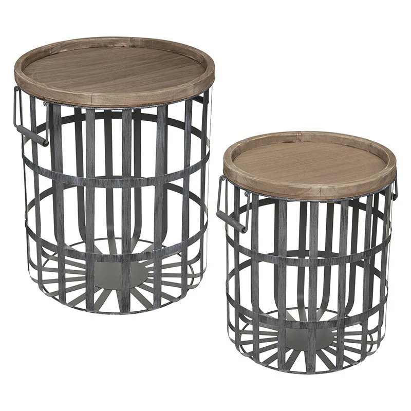 Ensemble De 2 Tables à Café Métal Facto Atmosphera 1 Ensemble De 2 Tables à Café Métal Facto Atmosphera