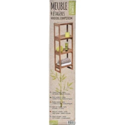 Étagère Bambou 4 Niveaux -ATMOSPHERA Soldes Boutique etagere bambou 4 niveaux 3