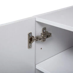 Etagère Murale 2 Niveaux + Porte 57x30 Blanc Fixup 5Five -ATMOSPHERA Soldes Boutique etagere murale 2 niveaux porte 57x30 blanc fixup 5five 4