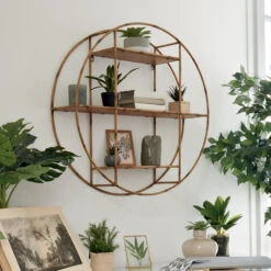 Etagère Murale Ronde D77 Asco Atmosphera 5 Etagère Murale Ronde D77 Asco Atmosphera -ATMOSPHERA Soldes Boutique etagere murale ronde d79 asco atmosphera 2