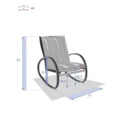 Fauteuil à Bascule Nevada Noir Graphite Hespéride 10 Fauteuil à Bascule Nevada Noir Graphite Hespéride -ATMOSPHERA Soldes Boutique fauteuil a bascule nevada noir graphite hesperide 4