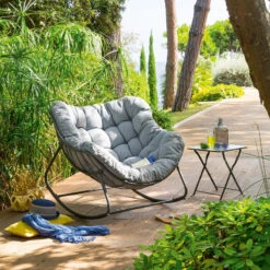 Fauteuil Bascule Extérieur Paopao Hespéride 11 Fauteuil Bascule Extérieur Paopao Hespéride -ATMOSPHERA Soldes Boutique fauteuil bascule exterieur paopao hesperide 2