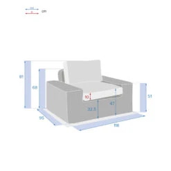 Fauteuil De Salon De Jardin Savinia Coloris Tahini Hespéride -ATMOSPHERA Soldes Boutique fauteuil de salon de jardin savinia coloris tahini hesperide 1 3
