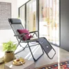 Fauteuil Détente D'extérieur Hespéride Silos Gris Anthracite