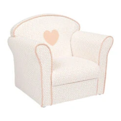 Fauteuil Enfant Cœur Rose Ostaria
