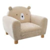 Fauteuil Enfant Oreilles Ours Brun Atmosphera