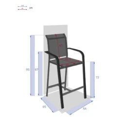 Fauteuil Haut Essentia Anthracite Et Graphite Hespéride -ATMOSPHERA Soldes Boutique fauteuil haut essentia anthracite et graphite hesperide 3