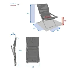 Fauteuil Relax Milos Grenade Hespéride -ATMOSPHERA Soldes Boutique fauteuil relax milos grenade hesperide 1 3