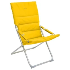 Fauteuil Relax Milos Jaune Moutarde Hespéride -ATMOSPHERA Soldes Boutique fauteuil relax milos jaune moutarde hesperide 1 2